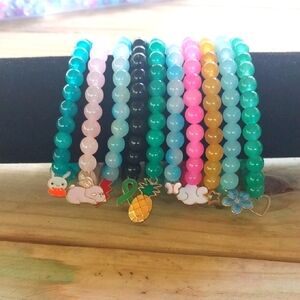 Vibrant Color Beaded Bracelets, Pick Your Color